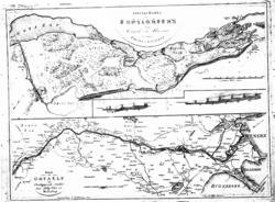 "Special Karta öfver Trollhättan dess Canal och Slussar Fall