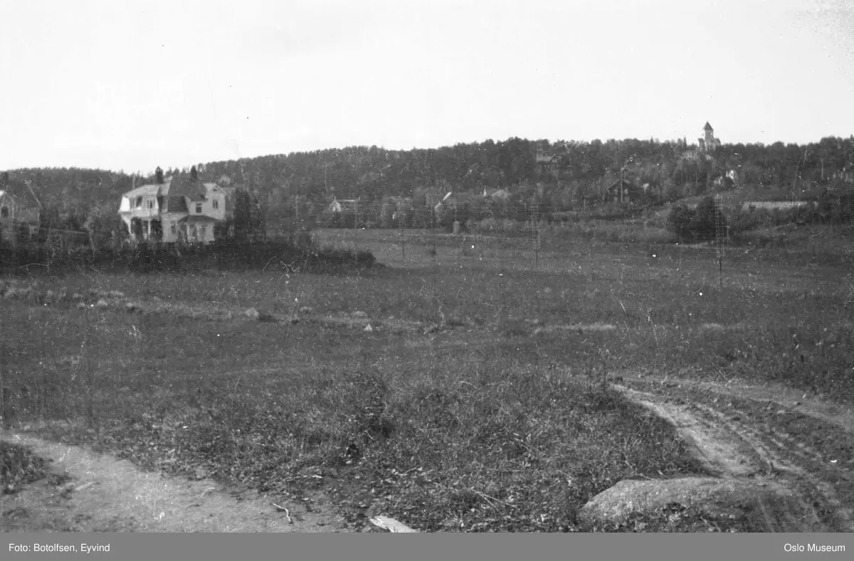 kulturlandskap, villabebyggelse, skog, Ullern kirke
