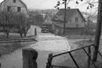 Järnvägsövergång vid Gröngatan, Uddevalla, den 4 november 1947