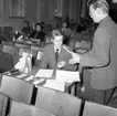 Studentskrivning i Uddevalla 1955