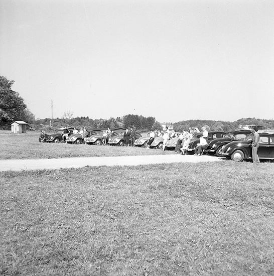 Enligt notering: "Wolksvagentävling på Samneröd juni1956".