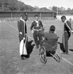 Brasilianska fotbollsspelare bekantar sig med Rimnersvallen i Uddevalla inför matchen på söndag kväll mot Österrike