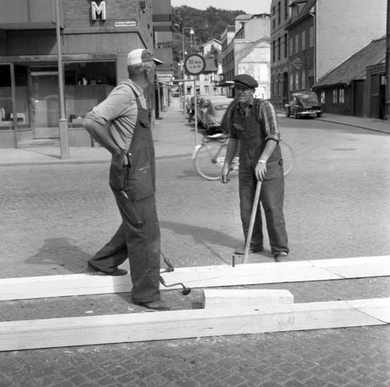 Enligt notering: "Trafikfyrar Västerlånggatan 11/6 -59".