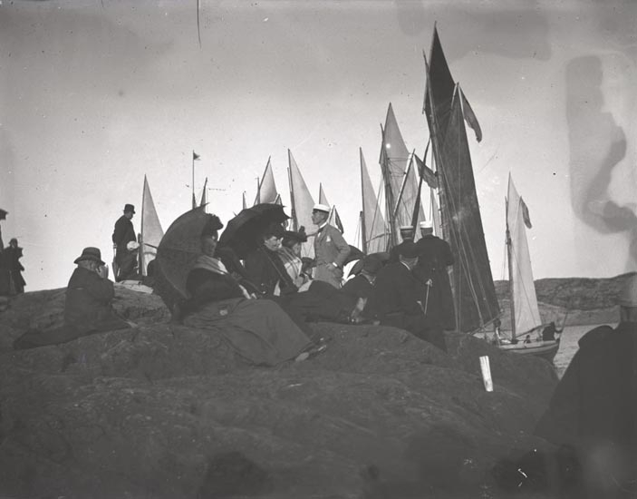 3 vyer från vaddragningen i Pulten, sommaren 1893.