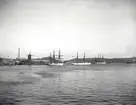 Örlogsbesöket i Marstrand.18-24 juli 1923. 4 st. Kopierade.