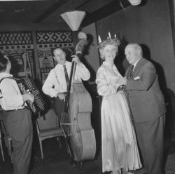 Svängom med lucia på restaurang Tärnan i Lysekil