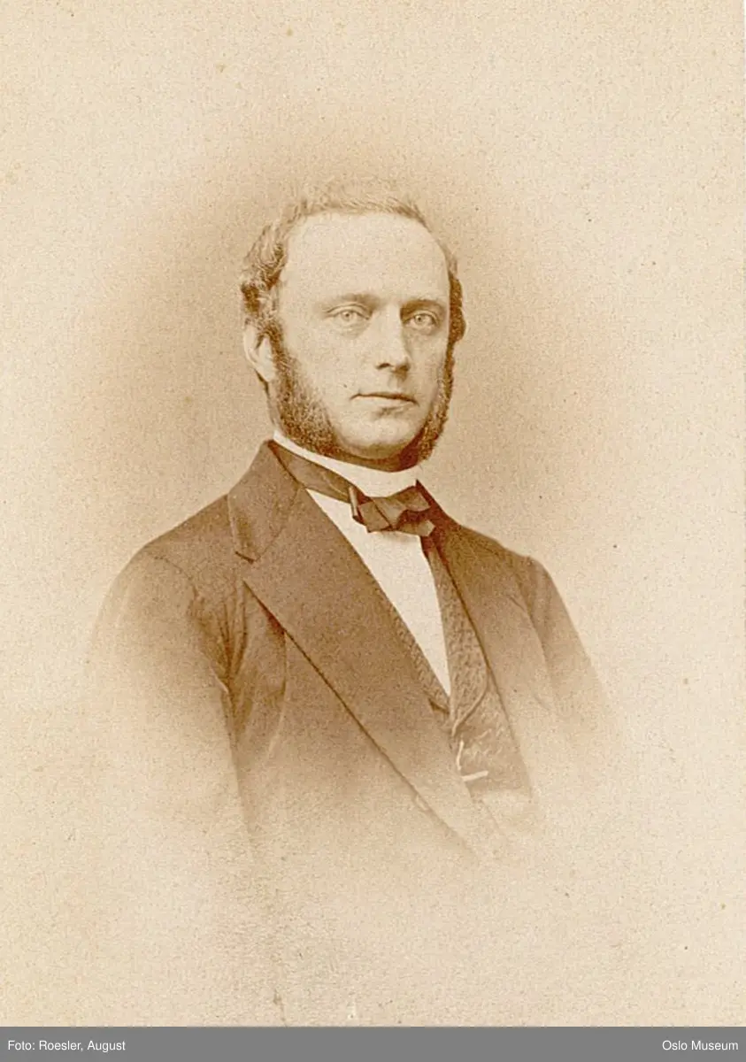 portrett, mann, auditør, vignettert brystbilde