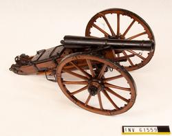 Modell av 6-pundig kanon m/1804