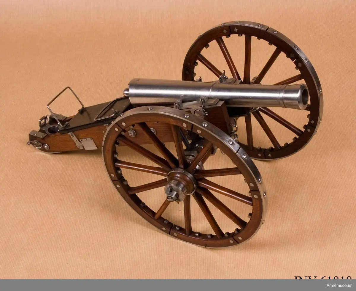 Modell av 6-pundig kanon m/1804