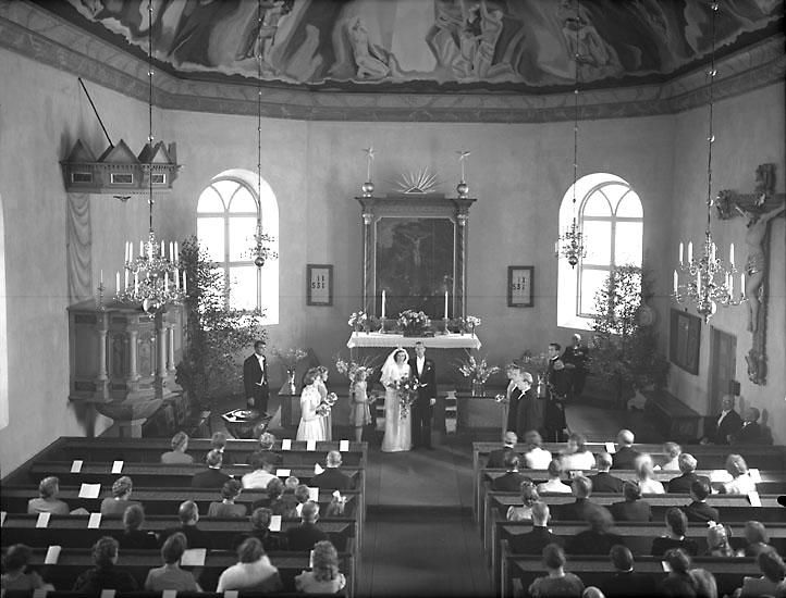 Vigselakt i Foss kyrka