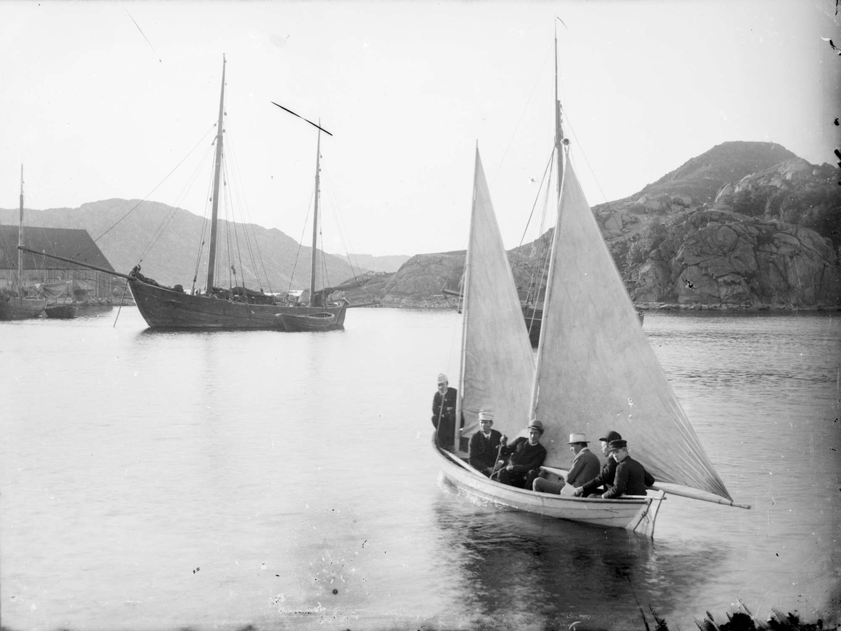 Seilbåt i Egersund havn