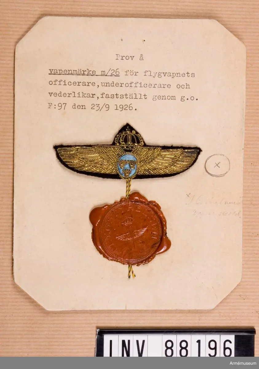 Vapenmärke m/1926