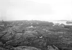 Maj 1924. Vy över samhället, Mollösund.