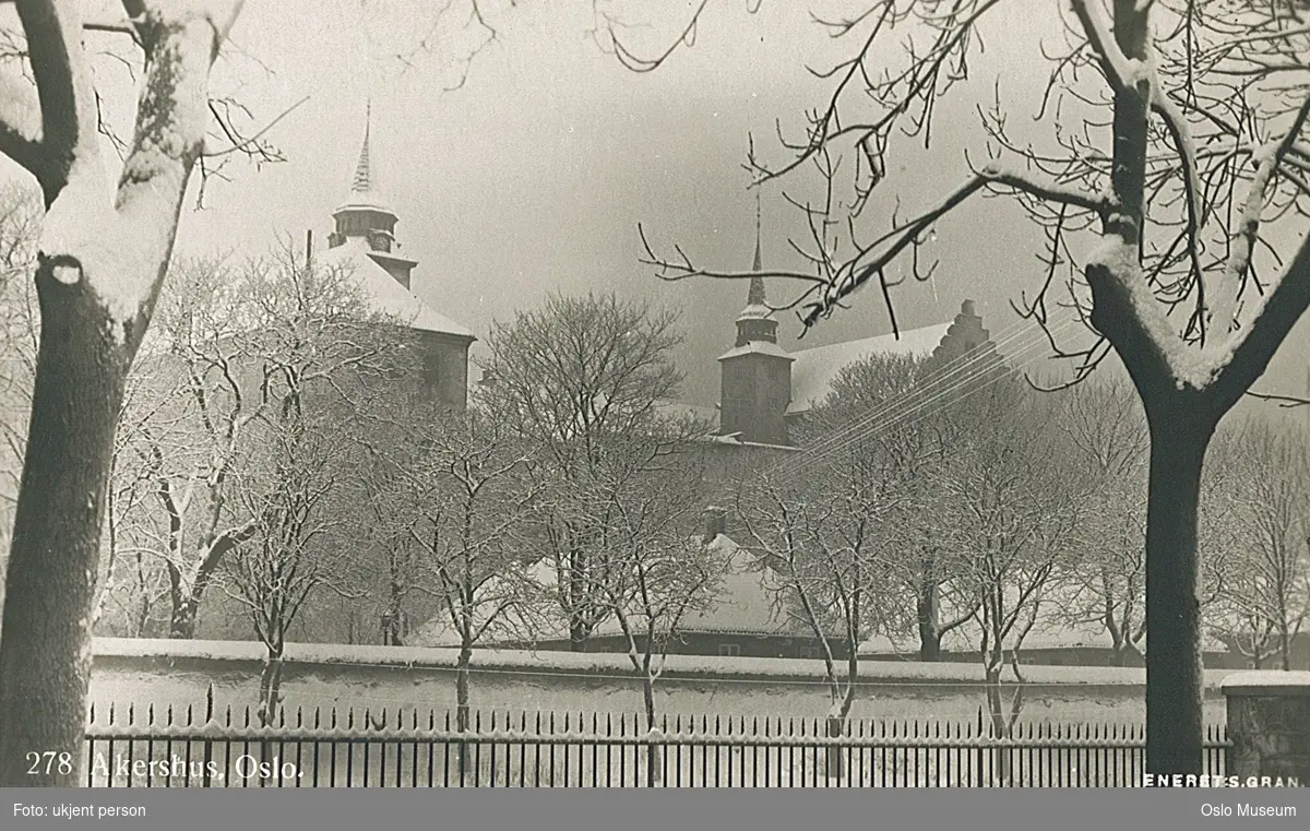 Akershus festning, Akershus slott, snø