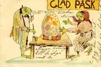 Notering på kortet: Glad Påsk