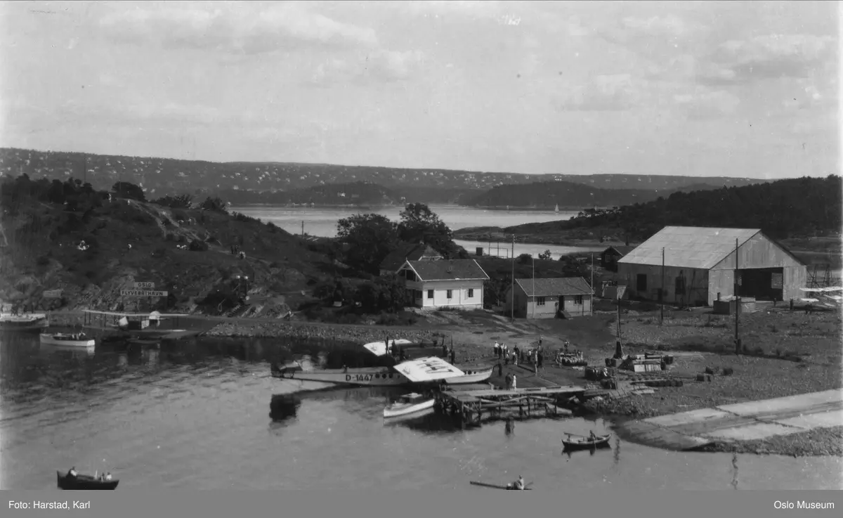 Oslo sjøflyhavn, fjord