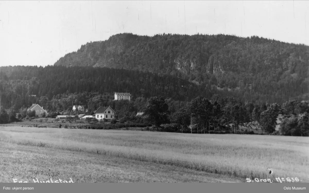 kulturlandskap, bebyggelse, skog, pikeinternatet ("Pikeskolen") til Hartmanns Pensjonatskole