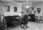Rumsinteriör, oidentifierad, troligen 2 februari 1909