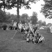 Barn på Majstångens barnträdgård i Huskvarna den 10 juni 1966.