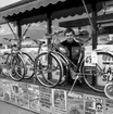 Stationschefen Kristian Boiardt vid Shell bensinstation på Kortebo den 1 april 1980.