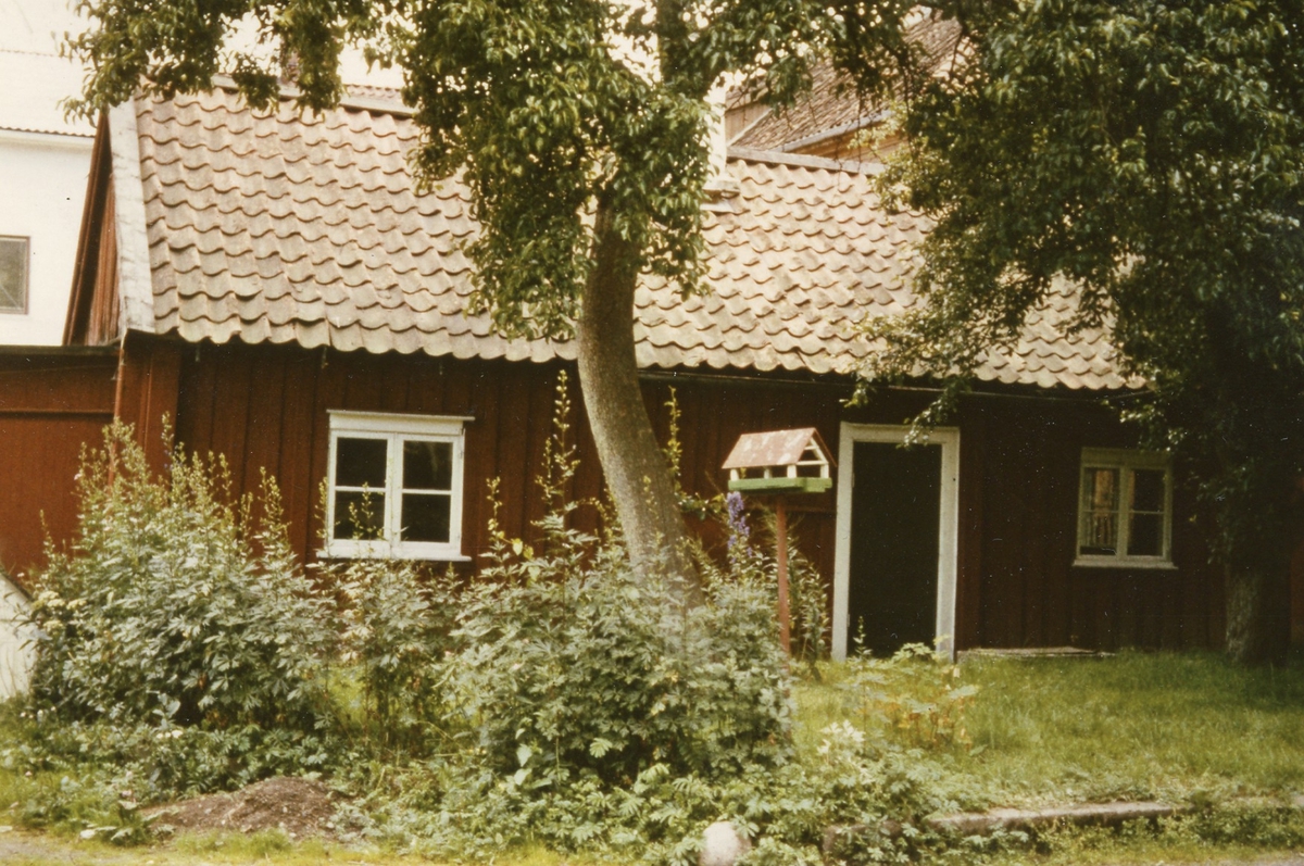 Kungsbacka sn, Norra Torggatan 13. Kv Aranäs. Röda stugan. Bostadshus. Tomt nr 12. Foto 1960-talets början.