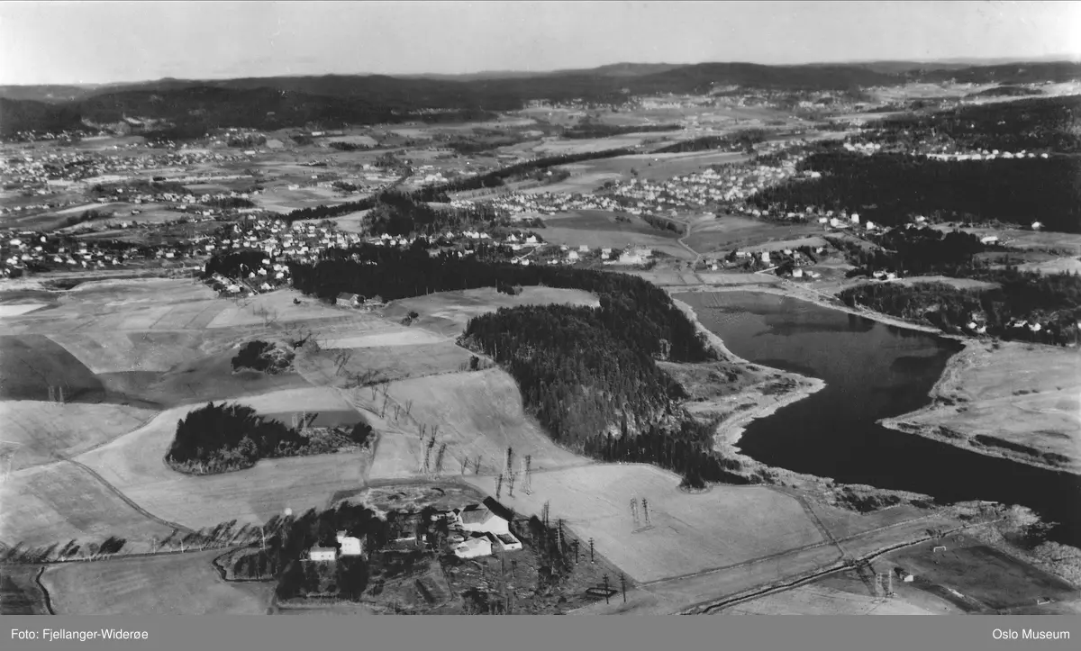 Abildsø gård, kulturlandskap, jorder, vann, bebyggelse