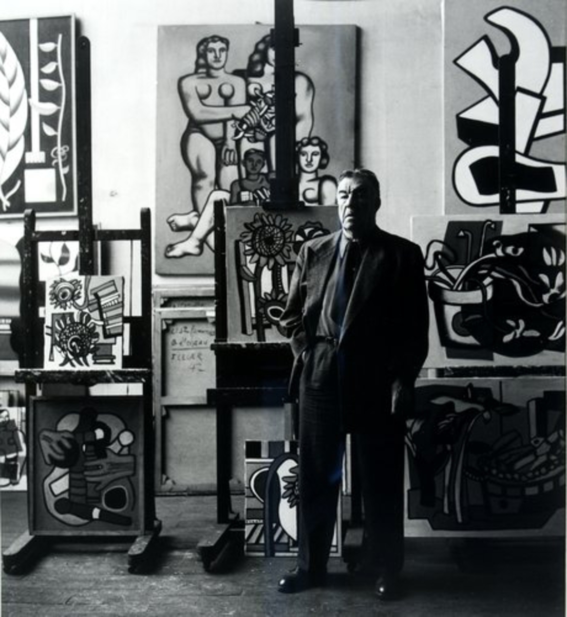 Fernand Legér, Paris 1954 [Fotografi]