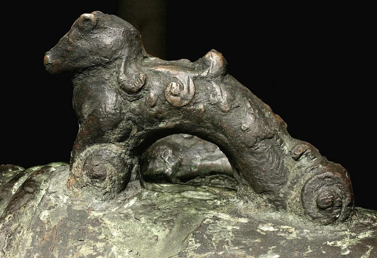 Kanonrör av brons.