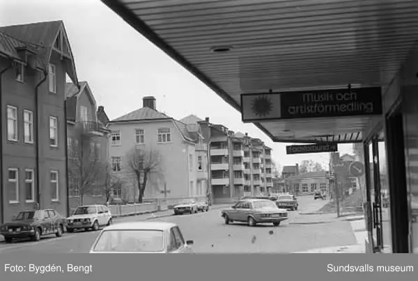 KMV inventering.  Östra långgatan och kvarteren därikring