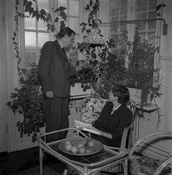 Hemmahosreportage hos läkarfamilj med bostad och mottagning 