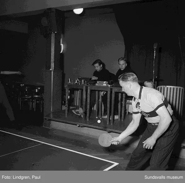 S.P. blixten, bordtennis.