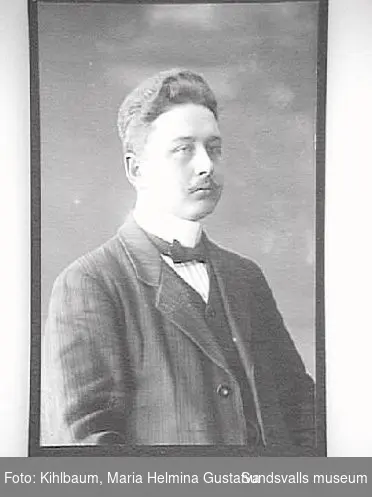 Albert Larsson, lärare på Skönsbergs skola, 1911.