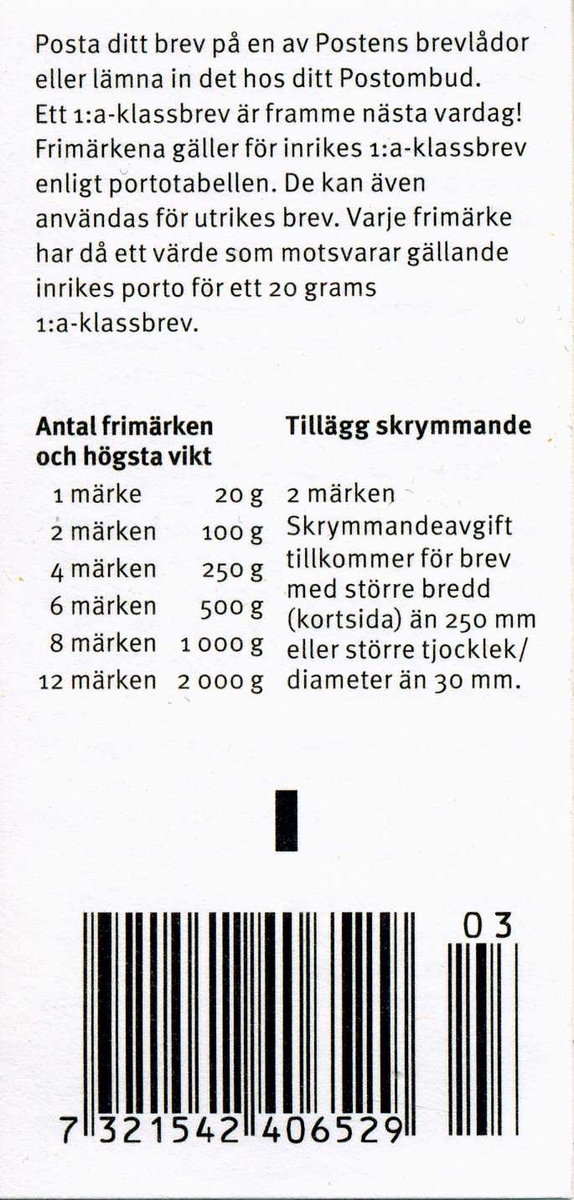 Frimärket föreställer en Carolus damcykel 1930-tal.