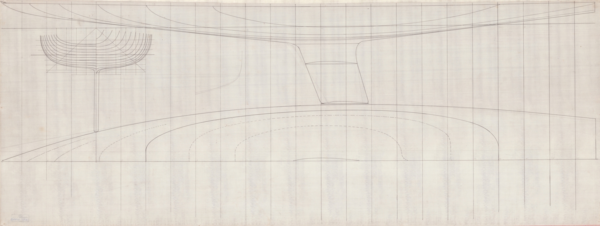 linjeritning med spantruta
