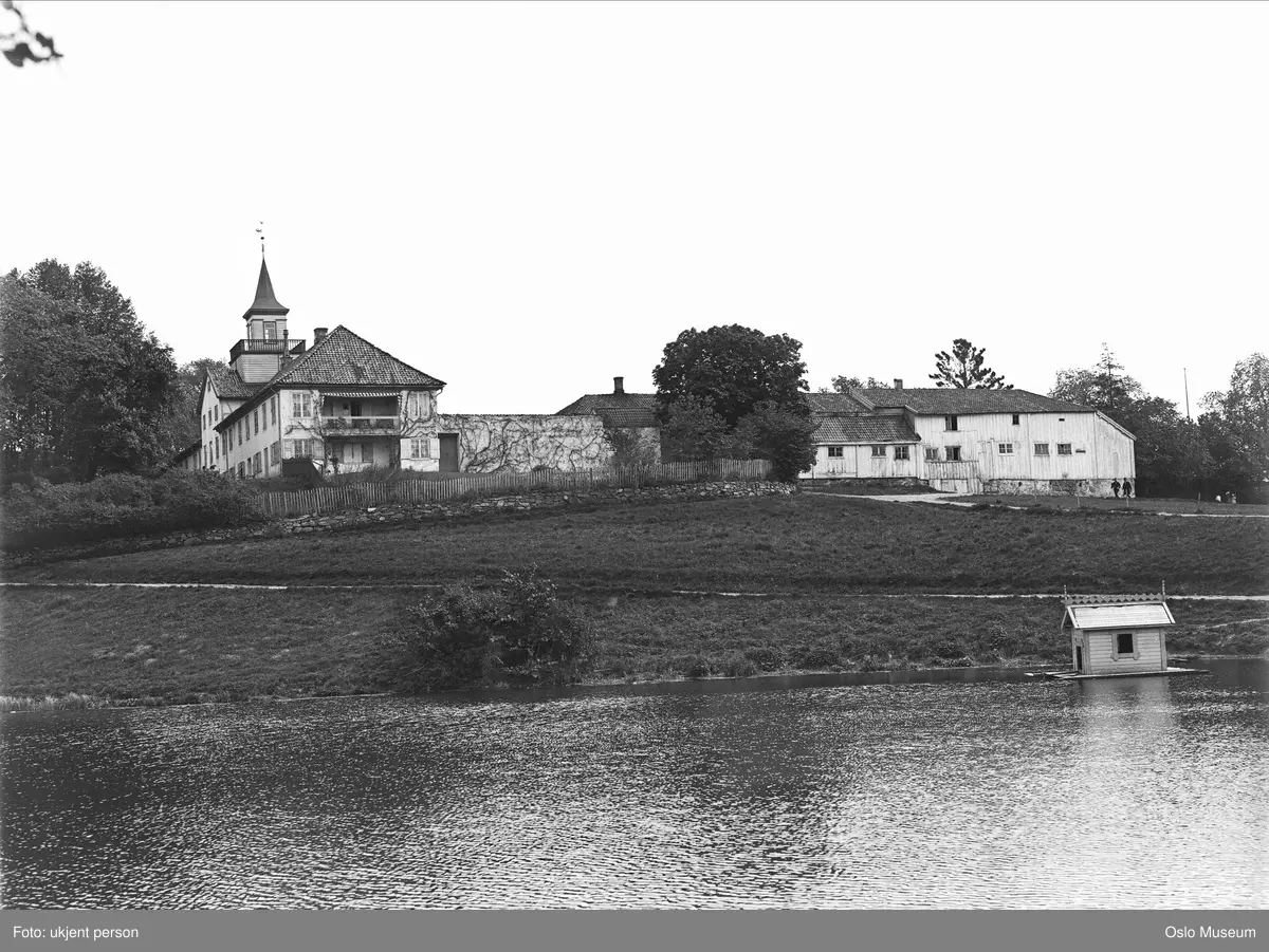 Frogner Hovedgård, dam, andehus, jorder