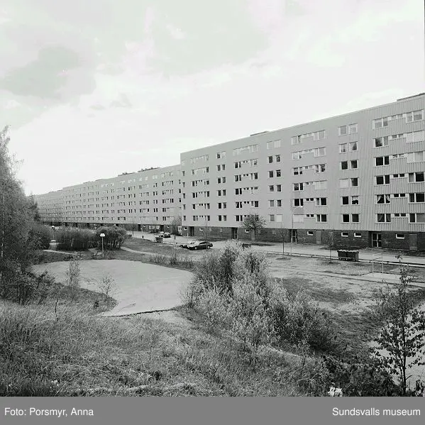 Mitthem AB:s hyreshusområde i Bergsåker, Ponnyvägen 1 - 19, Betselvägen 14 - 68:01 Bostadshusen mot norr, Betselvägen 14 - 6202 Betselvägen 28 - 4603 Betselvägen 14 - 28 med Gunghästens förskola i förgrunden04 Ponnyvägen 1 - 19 med pågående rivning av Ponnyvägen 1 - 505 - 09 Selektiv rivning av Ponnyvägen 1 - 510 Tvåvåningshusens sydsida, Ponnyvägen 19 A - H11 Gunnar Bergkvist t.v. (född i Bergsåker) och Olle Persson (född i Granlo) på den senares terrass, Ponnyvägen 19 G