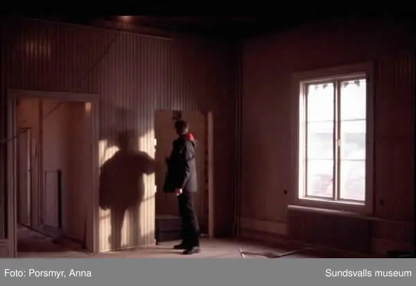 restaurering av gamla stationshuset, väntsalen