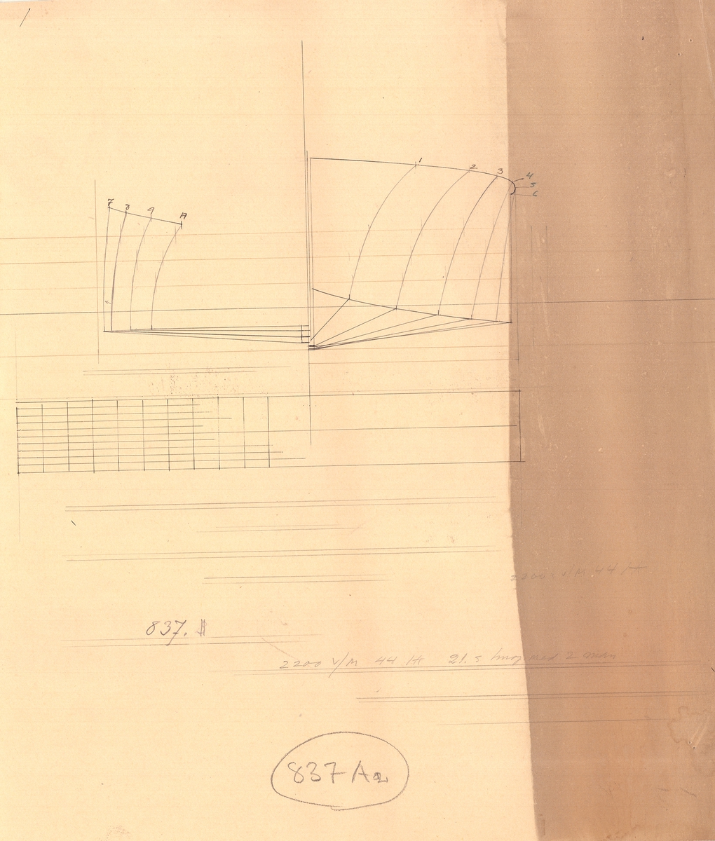 Ritning -Sjöhistoriska museet / DigitaltMuseum