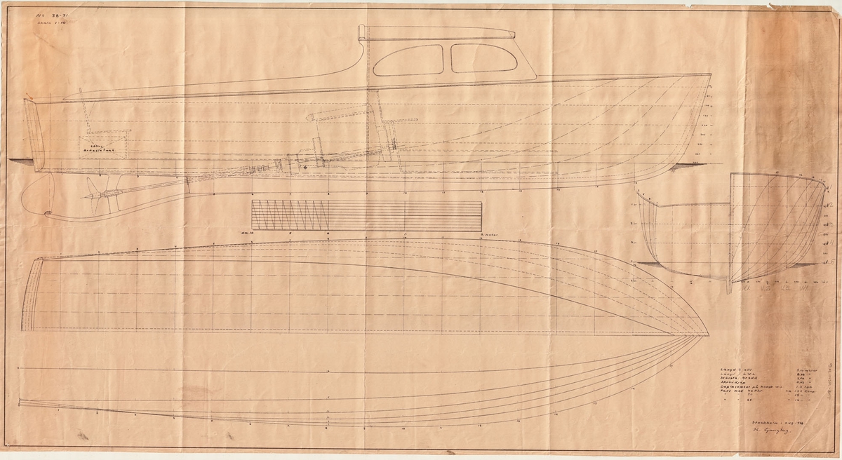 Spantruta och linjeritning