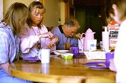 Boende i vårdmiljö, troligen från Sagåsen 1980-talet.