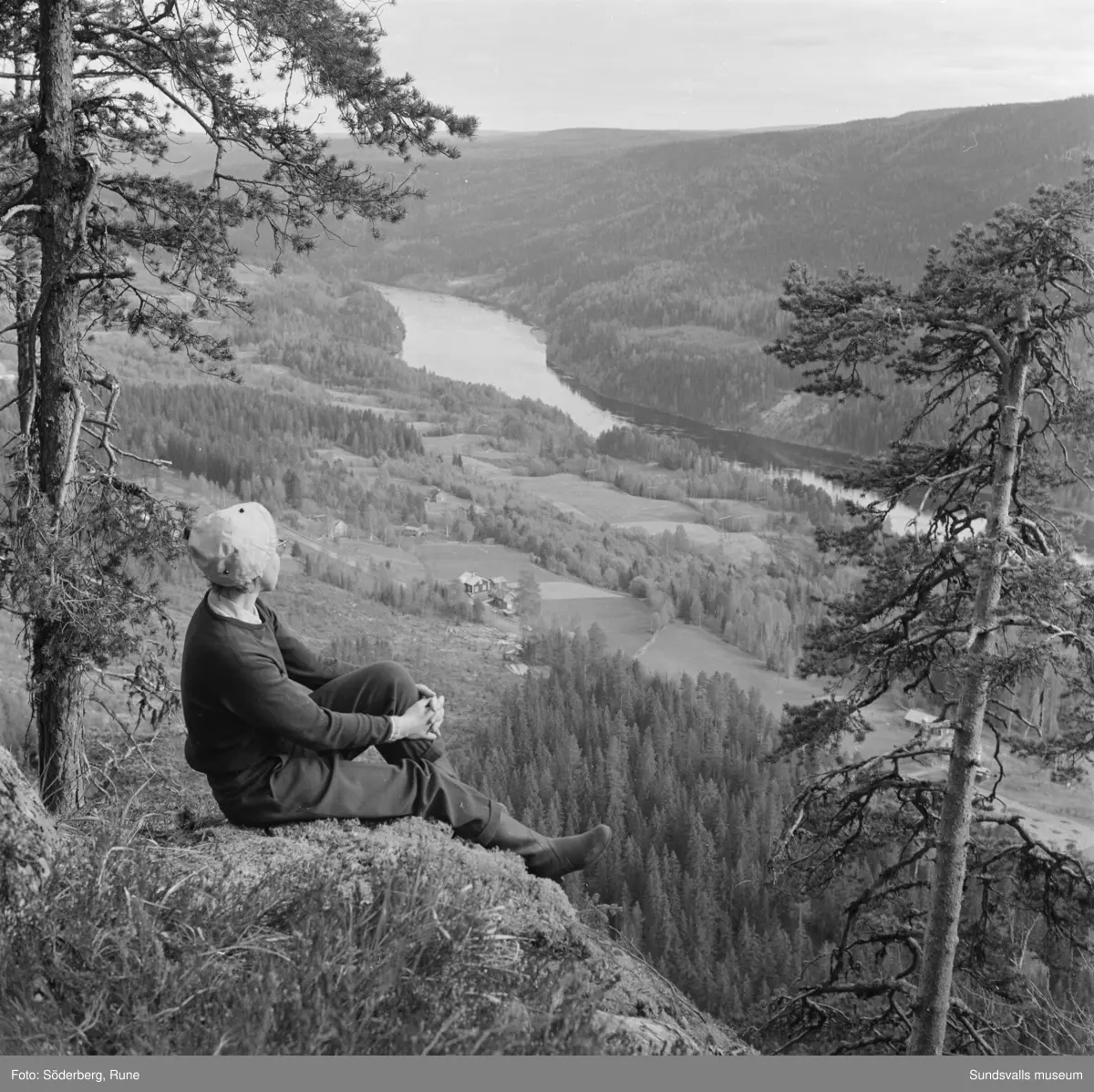 Utsikt från Hattberget, Järkvissle.