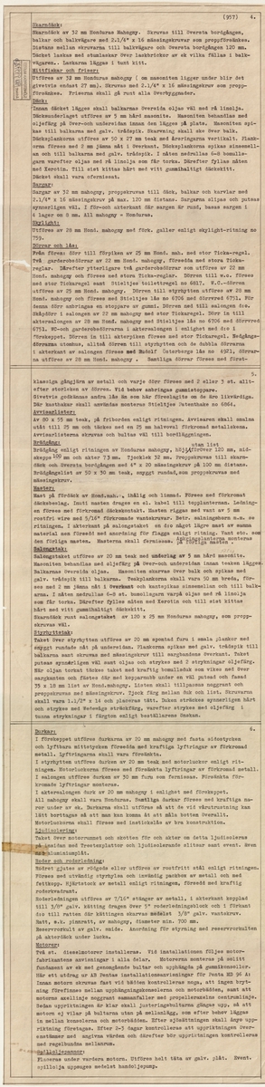 Byggnadsbeskrivning (5 blad)