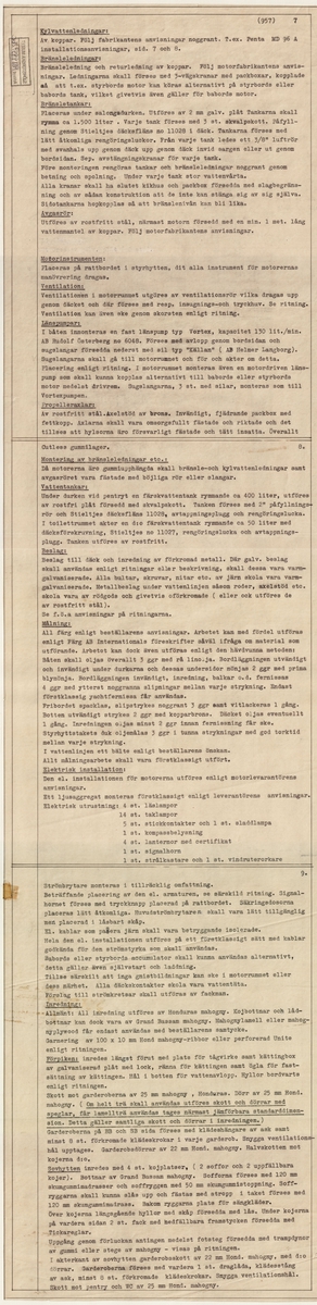 Byggnadsbeskrivning (5 blad)