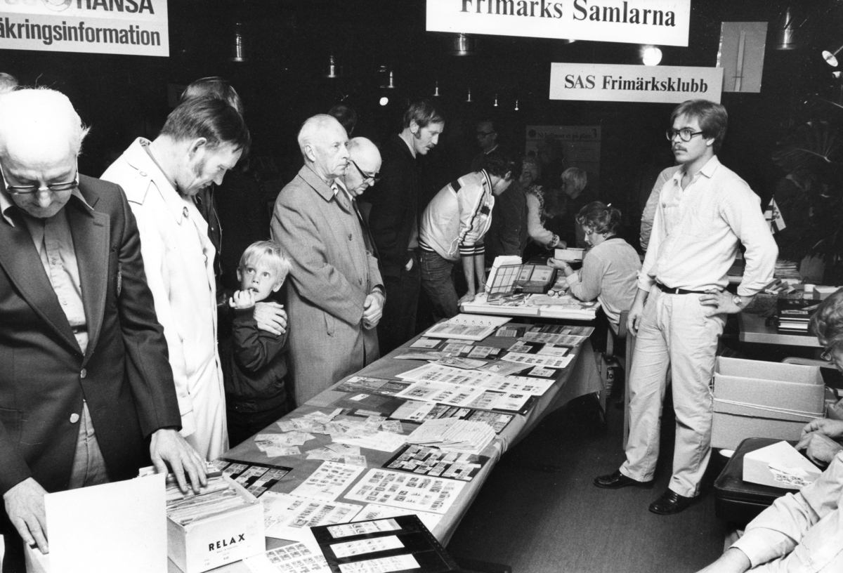 FRIMÄRKETS DAG DEN 9 OKTOBER 1982. Lokal: Försäkringsbolaget Trygg-Hansa, Flemminggatan 18, Stockholm.