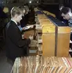 Sortering av ankommande post. Bildmaterial till diaserien 