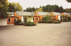 1950-talsbyggnad i Lindome.