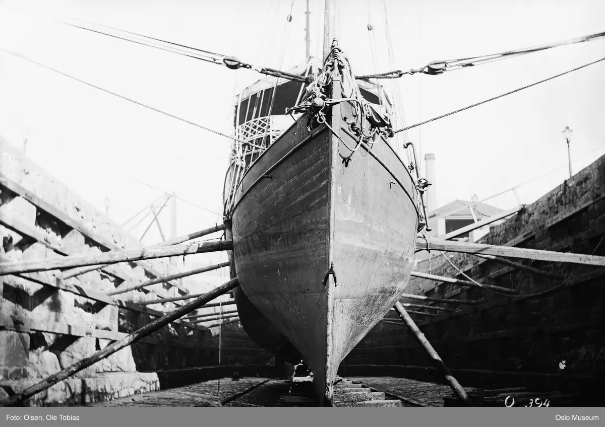 Akers mek. Verksted, tørrdokk, seilfartøy