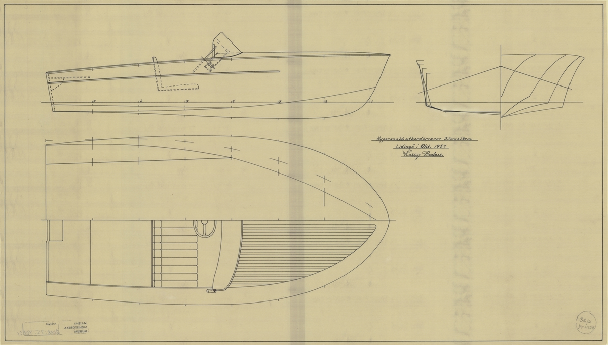 Hypersnabb utbordarracer
Linjer, layout i plan, profil och tvärsnitt