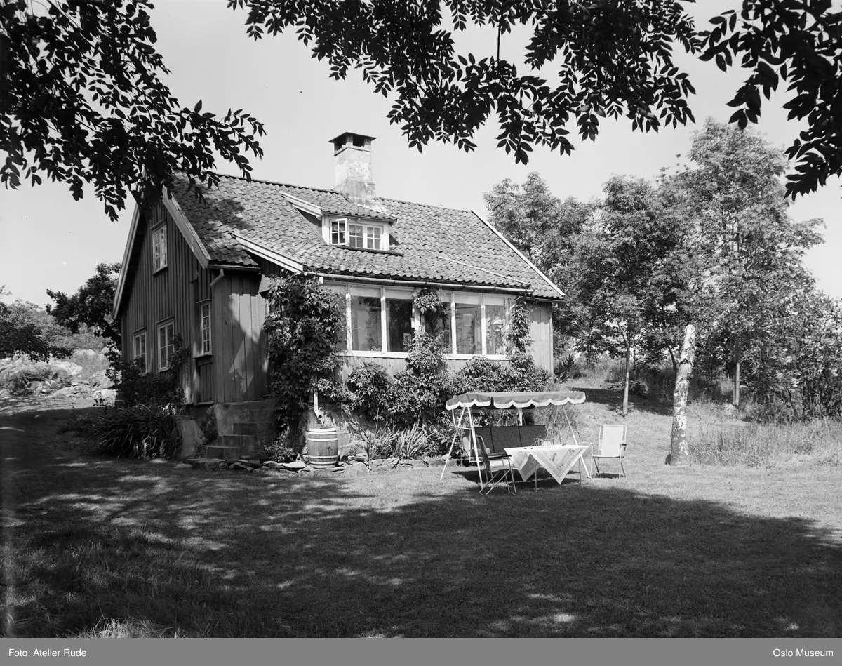 villa, hage, hagemøbler, hammock