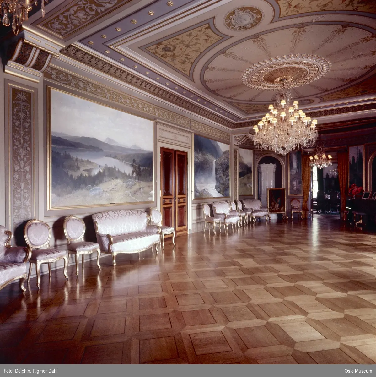 Fritzøehus slott, interiør, malerisal